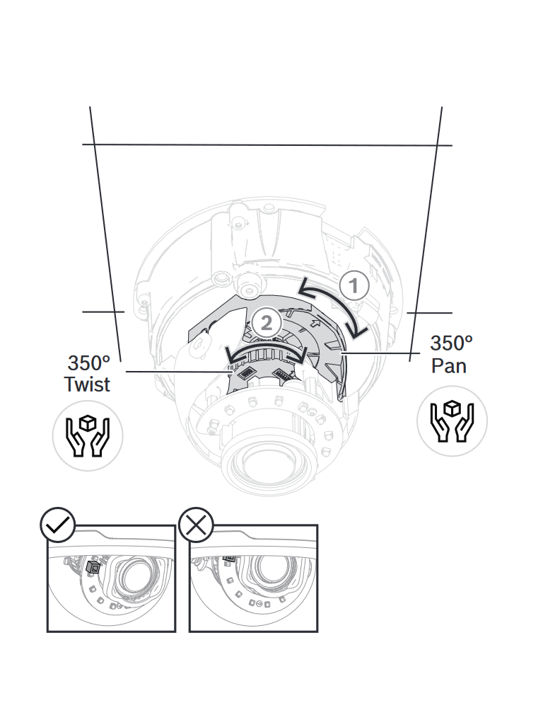 BOSCH V_NDE3512AL - Domo fijo 2MP HDR 3-9mm IR IP66 IK10