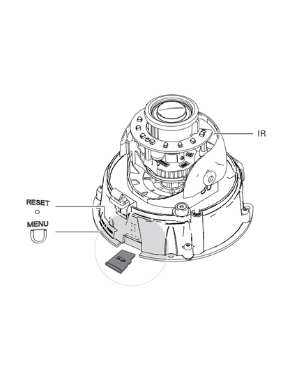 BOSCH V_NDI4512A- Domo fijo 2MP HDR 3-9mm / FLEXIDOME IP 4000i