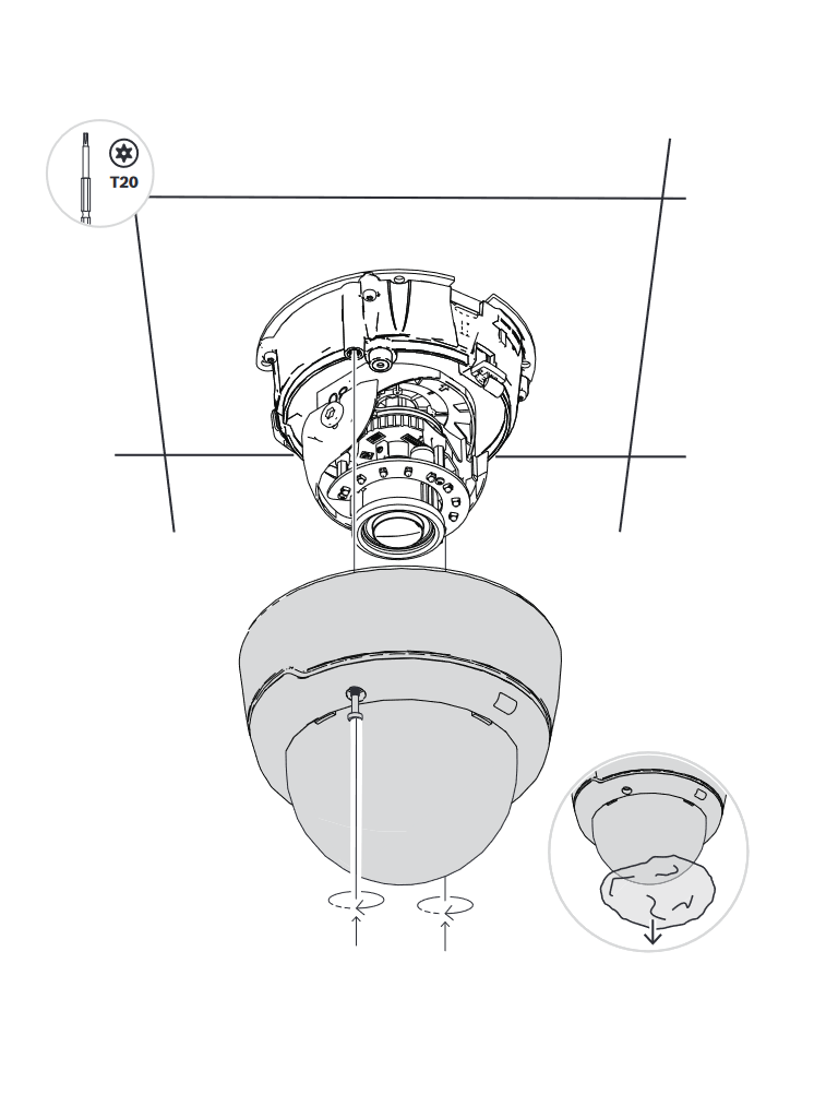 BOSCH V_NDI4512A- Domo fijo 2MP HDR 3-9mm / FLEXIDOME IP 4000i