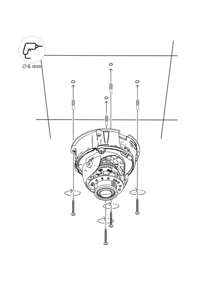 BOSCH V_NDI4512A- Domo fijo 2MP HDR 3-9mm / FLEXIDOME IP 4000i