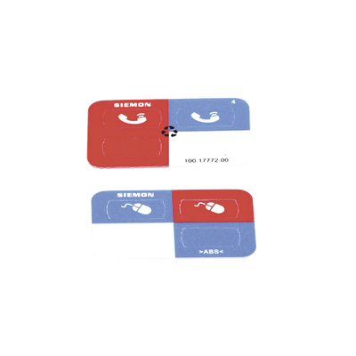 Icono UltraMax para identificación de Jacks  Color Rojo  Bolsa con 100 Piezas