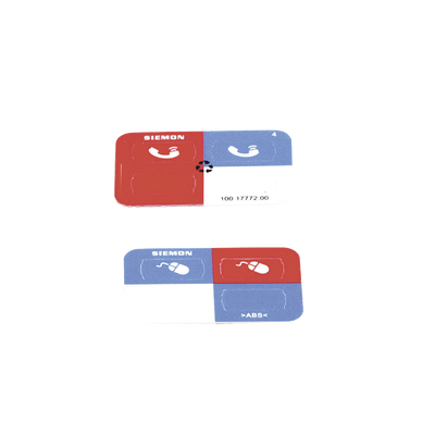 Icono UltraMax para identificación de Jacks  Color Azul  Bolsa con 100 Piezas