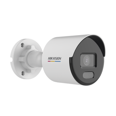 Bala IP 2 Megapixel / ACUSENSE Lite (Detección de Movimiento en Humanos y Vehículos)  / Lente 2.8 mm / Luz Blanca 30 mts / Imagen a Color 24/7 / Exterior IP67 /  WDR 120 dB / PoE / ONVIF