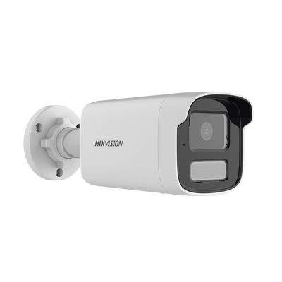 [Dual Light] Bala IP 8 Megapixel  (4K) / Lente 4 mm / 50 mts IR + 50 mts Luz Blanca / Micrófono Integrado / ACUSENSE Lite / Exterior IP67 / H.265 / PoE / ONVIF / Micro SD