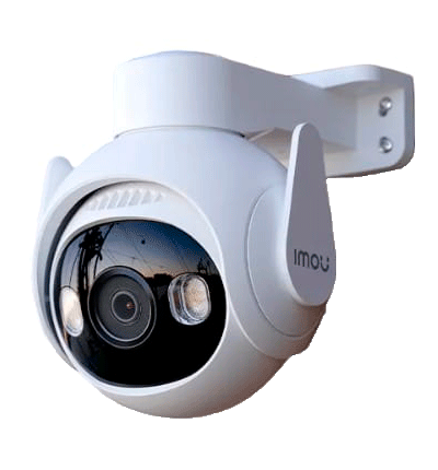 IMOU Cruser 2 3k (IPC-GS7EN-3M0WE) - Cámara IP PT Wifi de 3 Megapíxeles/ Full Color/ IMOU SENSE/ Audio 2 Vías/ Micrófono y Altavoz/ Sirena de 110dB/ Seguimiento Inteligente/ Detección de Personas y Vehiculos/  IP66/Ranura para MicroSD/  #LoNuevo