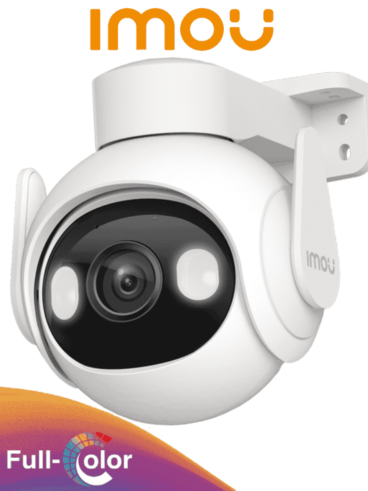 IMOU Cruser 2 3k (IPC-GS7EN-3M0WE) - Cámara IP PT Wifi de 3 Megapíxeles/ Full Color/ IMOU SENSE/ Audio 2 Vías/ Micrófono y Altavoz/ Sirena de 110dB/ Seguimiento Inteligente/ Detección de Personas y Vehiculos/  IP66/Ranura para MicroSD/  #LoNuevo