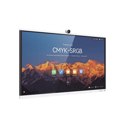 HUAWEI IdeaHub S2  Pantalla interactiva para Colaboración Inteligente  86"  4K UHD  Harmony OS  Wi-Fi 6  Cámara inteligente  Funcionalidad BYOM.