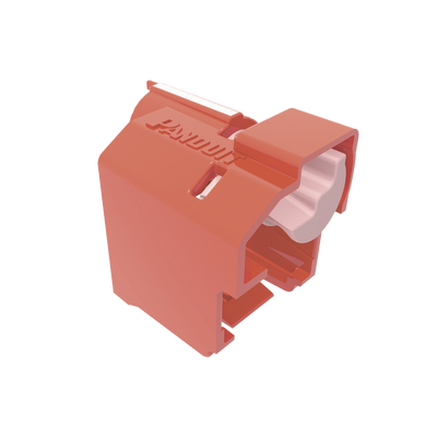 Kit de 10 Dispositivos Para Impedir Desconexión de Plug RJ45  Color Rojo  Incluye Herramienta para Instalar/Retirar