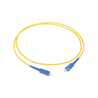 Jumper de Fibra Óptica Monomodo SC/UPC-SC/UPC Simplex de 1 metro  3 mm