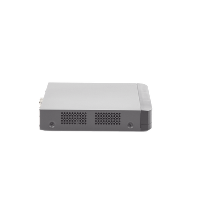(ACUSENSE / Evita Falsas Alarmas) DVR 4 Megapixel / 4 Canales TURBOHD + 2 Canales IP / 1 Bahía de Disco Duro / 1 Canal de Audio