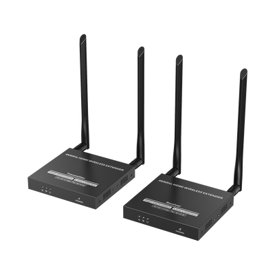 Kit Extensor Inalámbrico | 4K@60Hz | IP Color Stream| Transmisión hasta 50m | Salida Loop | IR |