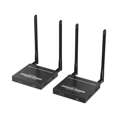 Kit Extensor Inalámbrico | 4K@60Hz | IP Color Stream| Transmisión hasta 50m | Salida Loop | IR |