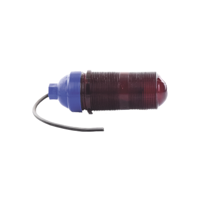 Lámpara de Obstrucción Básica con Globo Rojo de Policarbonato (Con Foco).