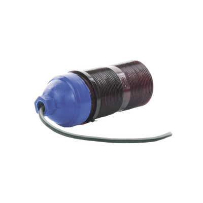 Lámpara de Obstrucción Básica con Globo Rojo de Policarbonato (Con Foco).