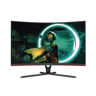 Monitor Curvo 32" WIDESCREEN GAMING W-LED VA  Resolución 1920x1080p 165Hz  con Entradas de Video HDMI / DISPLAYPORT  Bisel Ultra Delgado  Soporta VESA