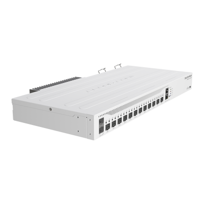 (CCR2004-1G-12S+2XS) Cloud Core Router 12 puertos 10G SFP+  2 25G SFP28  Fuente Redundante