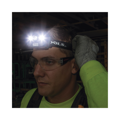 Lámpara Luz LED Frontal Recargable de 400 Lúmenes  Apagado Automático  con Correa de Tela  Adaptable y Ajustable a Gorros  Cascos  Cachuchas  o directo a Frente Humana (Tipo Minero)