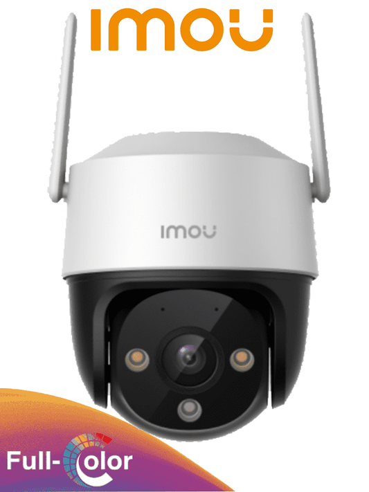 IMOU Cruiser SE+ 4MP (IPC-S41FEN) - Cámara IP PT de 4 Megapíxeles/ Wifi/ Full Color/ Audio 2 Vías/ 30 Metros Visión Nocturna/ Micrófono y Altavoz Incorporado/ Disuasión Activa con Sirena de 110 dB/ Autotracking/ Ranura para MicroSD/ IP66/ #TopIMOU