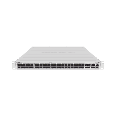 Cloud Router Switch 48 puertos PoE 802.3af/at Gigabit  4 puertos SFP+ 10G  2 puertos QSFP+ 40G  Montaje en Rack