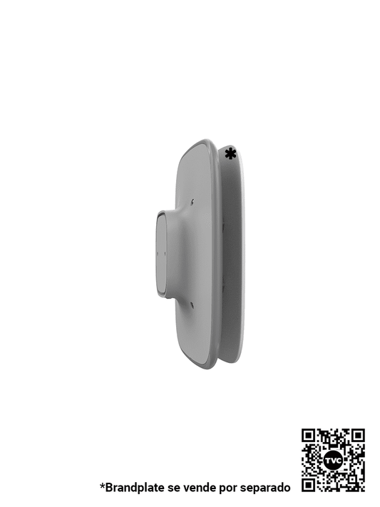 AJAX StreetSiren DoubleDeck  - Sirena inalámbrica para exteriores con soporte para placa frontal de marca. Color Blanco