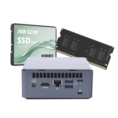Intel Nuc Kit / Estación de Trabajo Básica / Core i3 / 10 Generación  / RAM 8GB / SSD 128GB