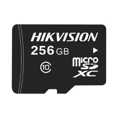 Memoria microSD / Clase 10 de 256 GB / Especializada Para Videovigilancia / Compatible con cámaras HIKVISION