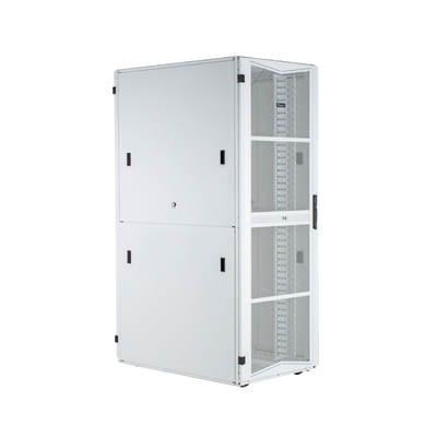 Gabinete FlexFusion para Centros de Datos  42 UR  600 mm de Ancho  1070 mm de Profundidad  Fabricado en Acero  Color Blanco