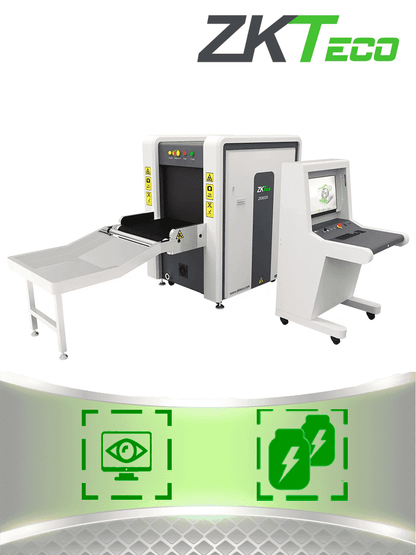 ZKTECO ZKX6550 Máquina de Rayos X con energía doble  túnel para equipaje de 65 x 50 cm  estación de monitoreo  escaneo bidireccional y capacitación en sitio incluida. #MCI2