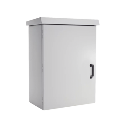 Gabinete Para Exterior OSP ComLine  Protección NEMA 4/12/4X/3/3R; IP66  600 mm de Ancho  500 mm de Profundidad  12 UR  De Aluminio  Color Gris Claro
