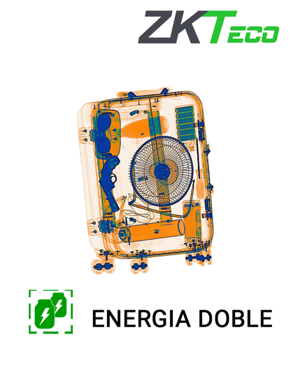ZKTECO ZKX6550 Máquina de Rayos X con energía doble  túnel para equipaje de 65 x 50 cm  estación de monitoreo  escaneo bidireccional y capacitación en sitio incluida. #MCI2