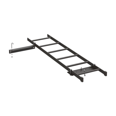 Kit de Conexión de Rack a Pared  Con Escalerilla de 1.3 m de Largo y 12 in de Ancho  de Acero  Color Negro