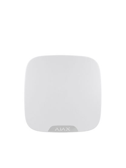 Ajax Brandplate  -  1 PZ de Placa Frontal Personalizable para Sirena StreetSiren DoubleDeck. Color Blanco