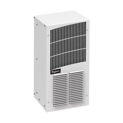 Aire Acondicionado Compacto Para Exterior  Uso en Gabinetes de Telecomunicaciones de Grado Industrial  Frío T20  2000 BTU  115 Vca  de Acero  Color Gris