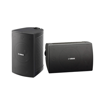 Altavoz de Montaje en Pared | 2 vias | Woofer 4" | Tweeter 1" | IPX3 | 8 ohms | 70/100V | Color Negro | Par