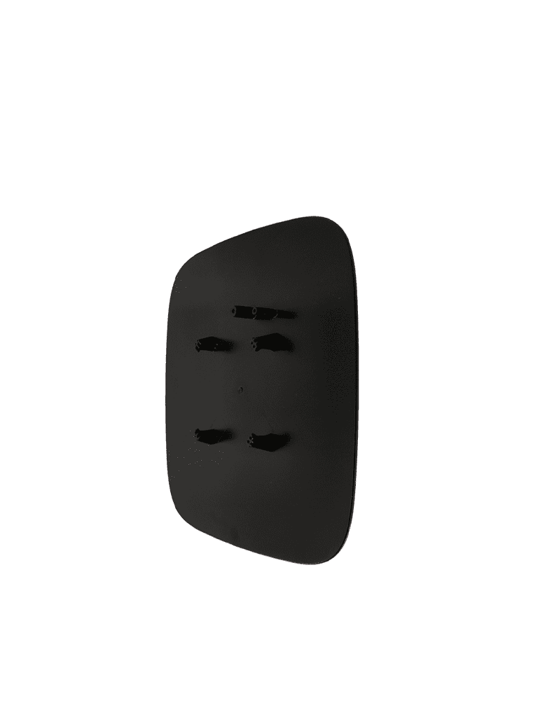 Ajax Brandplate  B -  1 PZ de Placa Frontal Personalizable para Sirena StreetSiren DoubleDeck. Color Negro