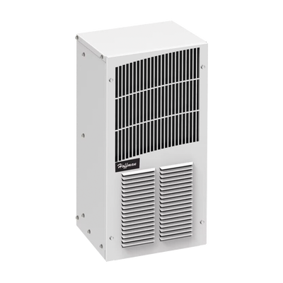 Aire Acondicionado Compacto Para Exterior  Uso en Gabinetes de Telecomunicaciones de Grado Industrial  Frío/Calor T20  2000 BTU  115 Vca  de Acero  Color Gris