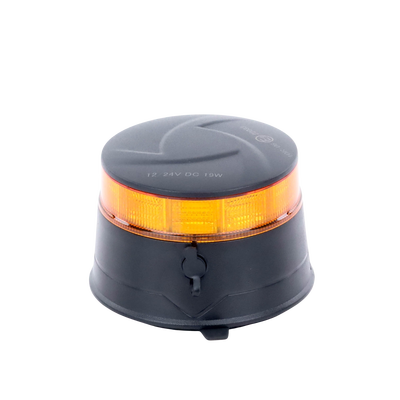 Baliza LED Recargable  Compacta y Discreta  Color Ámbar  Con Montaje Magnético y de Succión