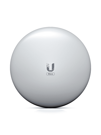 UBIQUITI WAVE-LR- Antena cliente para WAVE-AP  con frecuencia de 60 GHz y tasa de transferencia de hasta 2 Gbps. Incluye respaldo a 5 GHz y es compatible únicamente con WAVE-AP
