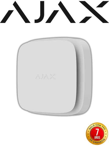 AJAX FireProtect 2 RB (Heat/Smoke) - Detector inalámbrico de incendio con sensores de Calor y Humo. Color Blanco