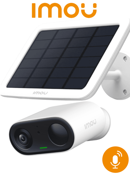 IMOU CELLGOKit (Imou-KIT/IPC-B32N/FSP12)  - Kit de Cámara Wifi Cell Go con Batería de 3 Megapíxeles/ Panel Solar Incluido/ 2.8mm con 98 Grados de Apertura/ Audio 2 vías/ Memoria de 4GB Interna /  PIR Integrado/ #LoNuevo