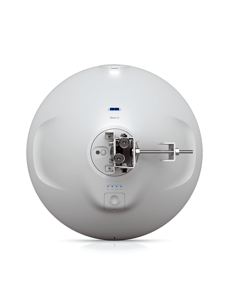 UBIQUITI WAVE-LR- Antena cliente para WAVE-AP  con frecuencia de 60 GHz y tasa de transferencia de hasta 2 Gbps. Incluye respaldo a 5 GHz y es compatible únicamente con WAVE-AP