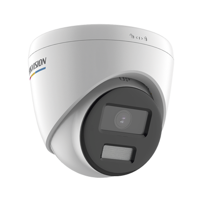 Turret IP 2 Megapixel / ACUSENSE Lite (Detección de Movimiento en Humanos y Vehículos)  / Lente 2.8 mm / Luz Blanca 30 mts / Imagen a Color 24/7 / Exterior IP67 /  WDR 120 dB / PoE / ONVIF