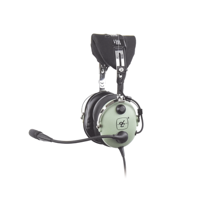 Auriculares con atenuación de ruido pasivo para radios aéreos en helicópteros