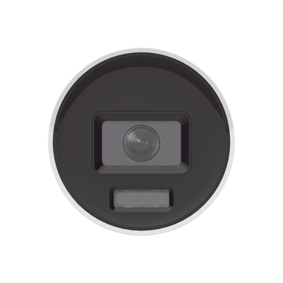 [Dual Light + ColorVu] Bala IP 8 Megapixel (4K) / Lente 2.8 mm / 40 mts IR + 40 mts Luz Blanca /  Microfono Integrado / Exterior IP67 /   WDR 130 dB / ACUSENSE (Filtro de Falsas Alarmas) / Captura Facial / PoE / Metal / ACUSEARCH