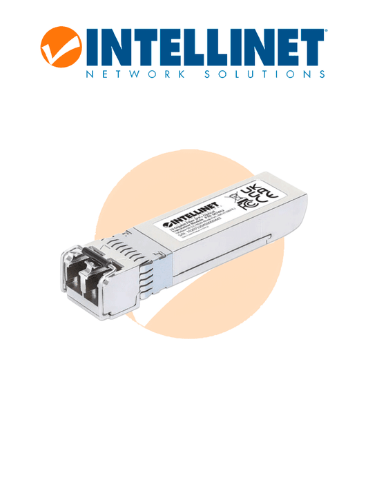 INTELLINET 507462 - Módulo Transceptor SFP+ 10 Gigabit de Fibra Óptica Puerto Multi-modo 10GBase-SR (LC)  300 m (984 ft.)