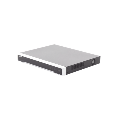 (ACUSENSE / Evita Falsas Alarmas) DVR 4K / 16 Canales TURBOHD + 16 Canales IP / 2 Bahía de Disco Duro / Audio por Coaxitron / Salida de Vídeo en 4K