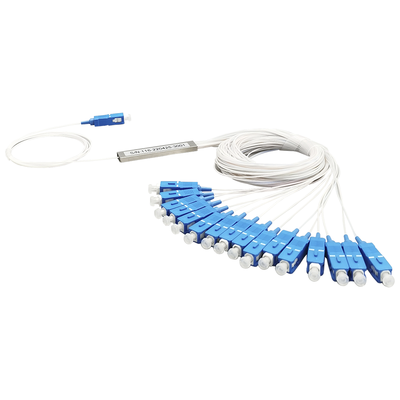 Splitter (Divisor Óptico) tipo PLC  de 1x16  conectores SC/UPC