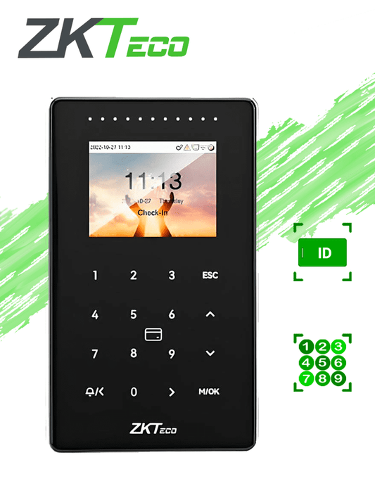 ZKTECO SC800 - Control de Acceso Pantalla 2.4" Táctil / Lector tarjetas ID 125 KHZ / 50 000 Tarjetas / 200 000 Registros / WIEGAND