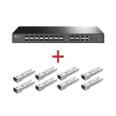 Kit para ISP´s /  Paquete de 1 OLT 16 puertos PON + 8 Módulos PON DSP-MAC+ de regalo