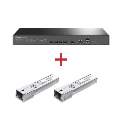 Kit para ISP´s /  Paquete de 1 OLT 4 puertos PON / DS-P7001-04 + 2 Módulos PON DSP-MAC+ de regalo